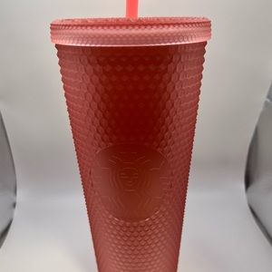 Starbucks 2022 Valentine's Soft Touch Pink Studded Venti (24 oz.) Tumbler